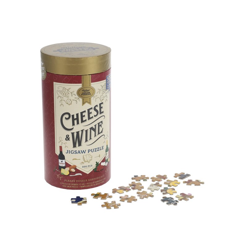 RIDLEY'S Cheese + Wine 500 Piece Jigsaw Puzzle