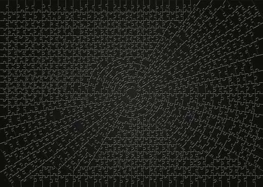 RAVENSBURGER Krypt Black 736 pc Puzzle