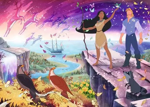 RAVENSBURGER Pocahontas 1000 pc Puzzle