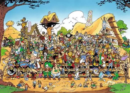 RAVENSBURGER Asterix: Family Portrait 1000 pc Puzzle