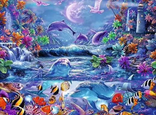 RAVENSBURGER Moonlit Magic 500 pc Puzzle