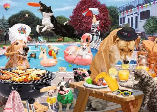 RAVENSBURGER Dog Days of Summer 1000pcs