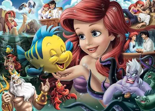RAVENSBURGER Disney Heroines - Ariel 1000pcs