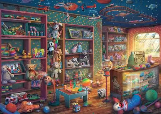 RAVENSBURGER Tattered Toy Store 1000 pc Puzzle