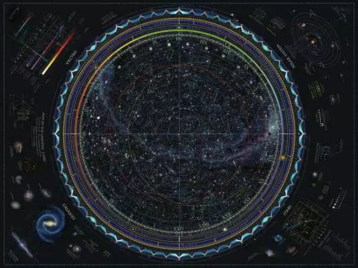 RAVENSBURGER Map of the Universe 1500 pc Puzzle