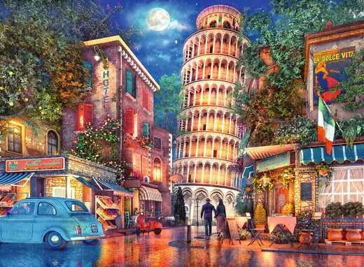 RAVENSBURGER Streets of Pisa 500 Pc Puzzle
