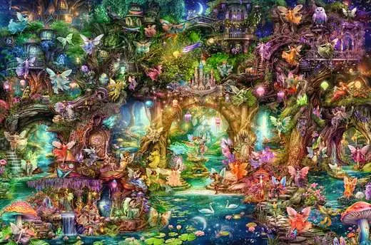 RAVENSBURGER The Hidden World of Fairies 4000 pc Puzzle