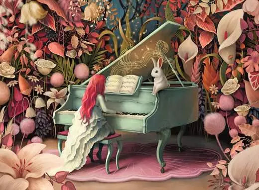 RAVENSBURGER Rabbit Recital 500 pc Puzzle