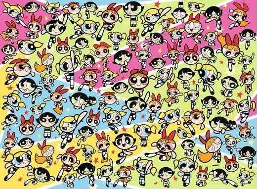 RAVENSBURGER The Powerpuff Girls Challenge 500 Pc