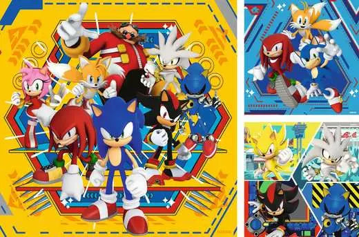RAVENSBURGER Sonic the Hedgehog 3x49 pc Puzzles