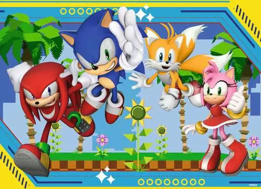RAVENSBURGER Sonic the Hedgehog - Nothing can stop Sonic 100 pc Puzzle