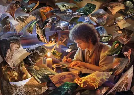 RAVENSBURGER LOTR/THE LORD OF THE RINGS Frodo's Journey 1000 Pc Puzzle