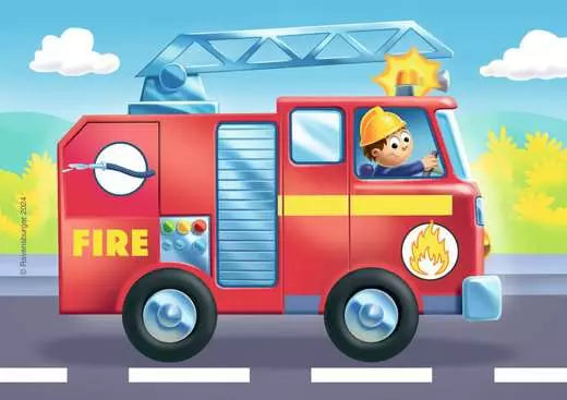 RAVENSBURGER MFP Rescue Vehicles 2, 3, 4, 5 pc Puzzles