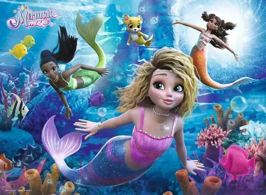 RAVENSBURGER Mermaid Magic 200 Pc XXL Puzzle