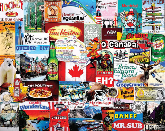 WHITE MOUNTAIN I Love Canada (1298pz) 1000 PCS