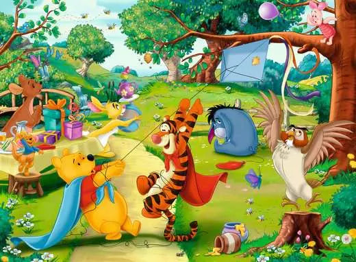 RAVENSBURGER Disney Winnie the Pooh - Pooh to the Rescue 100 pc Puzzle