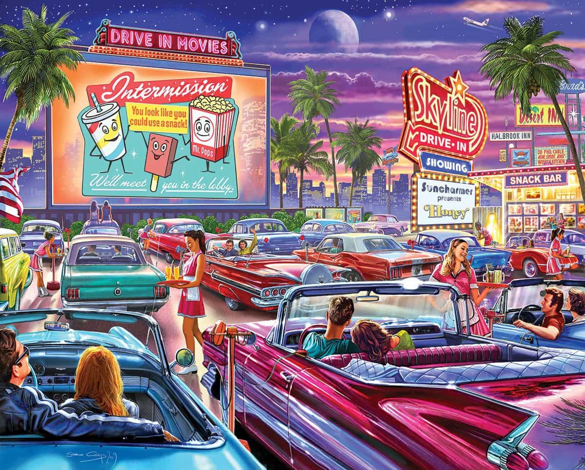 WHITE MOUNTAIN Drive-In Movie (1495pz) 1000 PCS