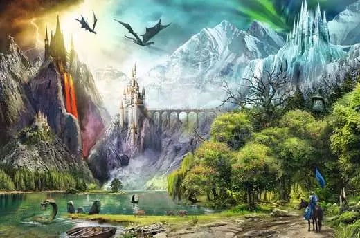 RAVENSBURGER Reign of Dragons 3000 pc Puzzle