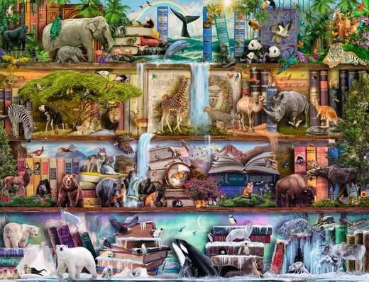 RAVENSBURGER Big Animal World 2000 pc Puzzle