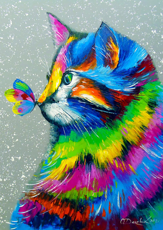 ENJOY PUZZLE Bright Cat and Butterfly 1000 PCS