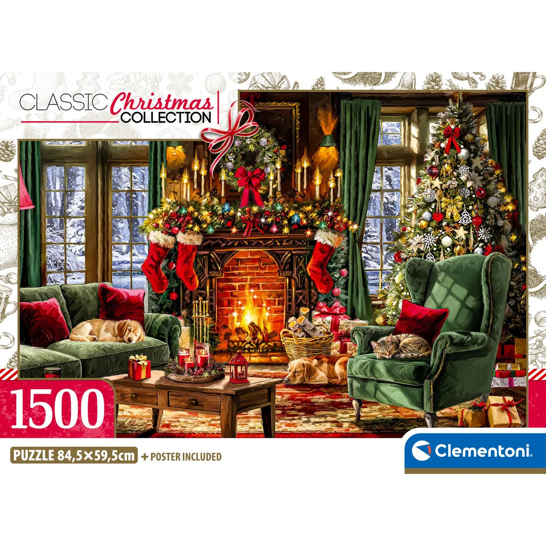 CLEMENTONI, HAVE A COZY CHRISTMAS, 1500pcs