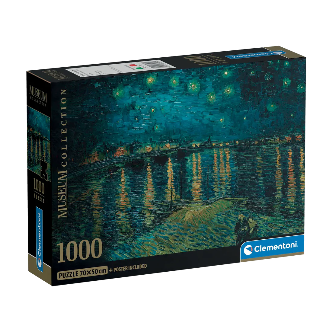 CLEMENTONI MUSEUM: STARRY NIGHT ON THE RHONE - VAN GOGH 1000pcs