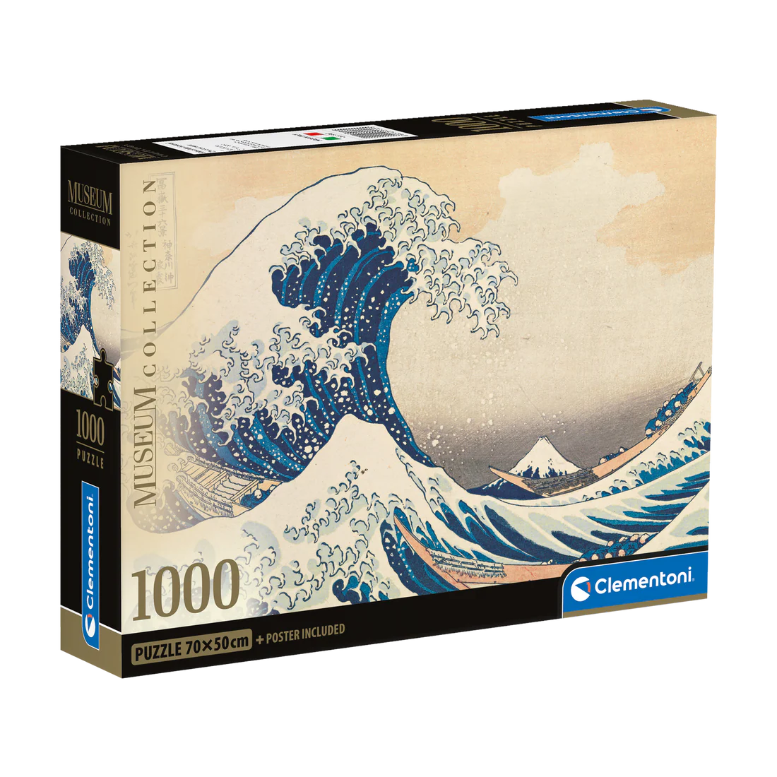 CLEMENTONI MUSEUM: THE GREAT WAVE - HOKUSAI 1000 pcs