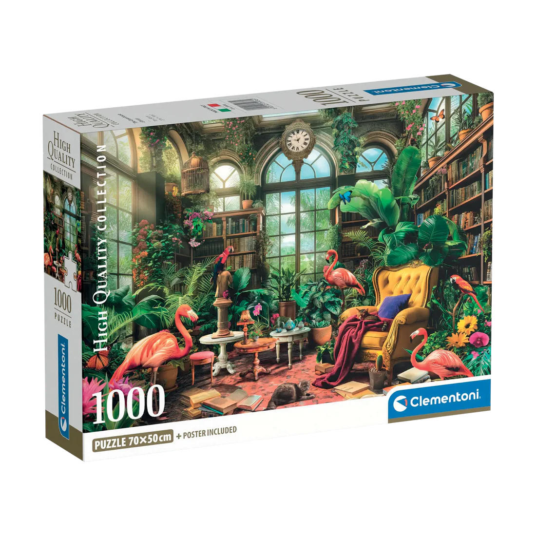 CLEMENTONI THE GREENHOUSE LIBRARY 1000 PCS