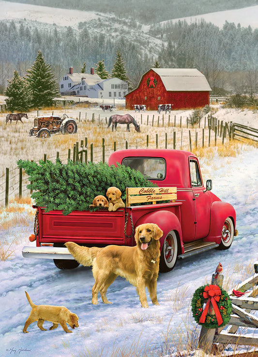 COBBLE HILL Christmas on the Farm | 1000 Piece