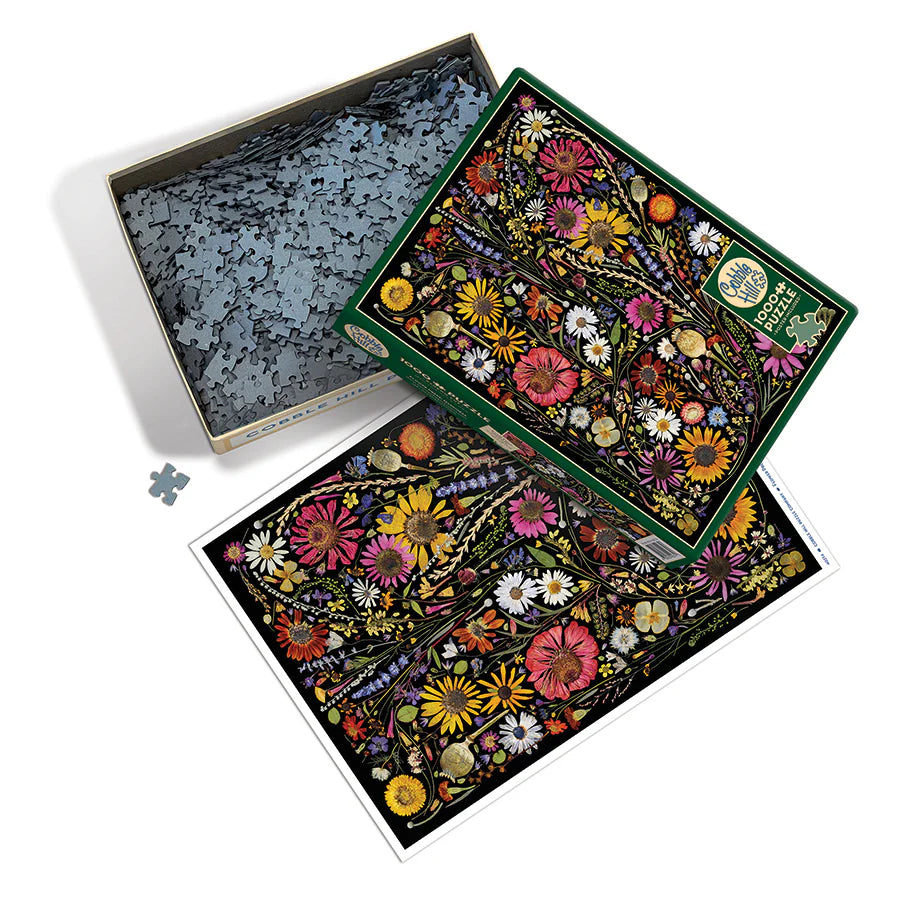 COBBLE HILL Flower Press: Happiness | 1000 Piece