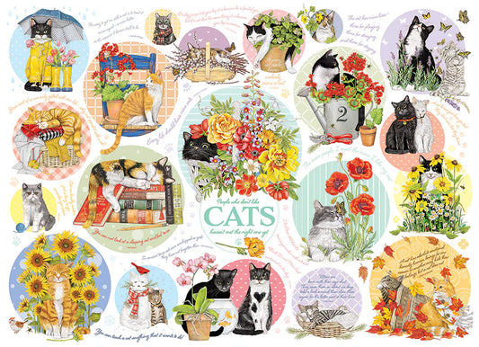 COBBLE HILL Cat Thoughts | 1000 Piece