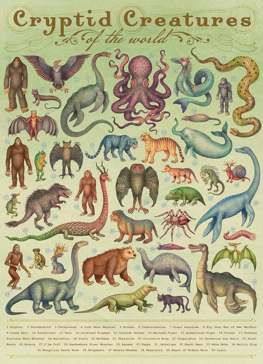 COBBLE HILL Cryptid Creatures | 1000 Piece