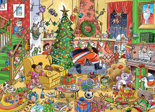 COBBLE HILL DoodleTown: Catching Santa | 1000 Piece
