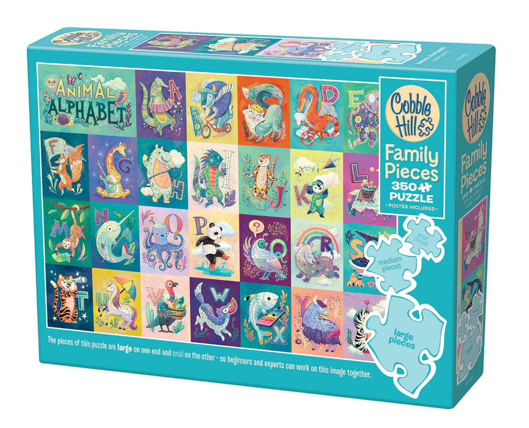 COBBLE HILL Animal Alphabet (Family) | Family Pieces 350
