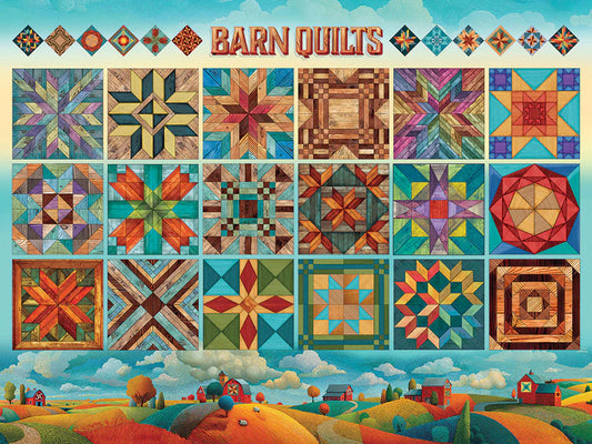 COBBLE HILL Barn Quilts | Easy Handling 275 Piece | AI Assistance