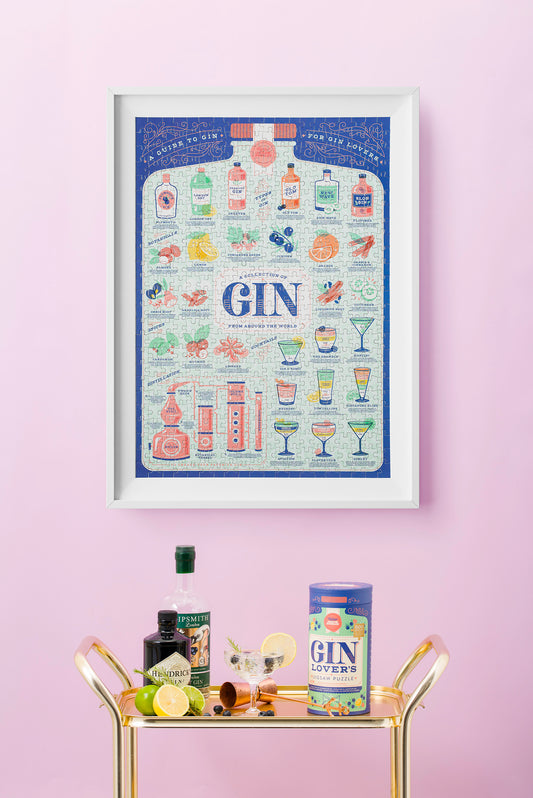 RIDELY'S Gin Lover's 500 Piece Jigsaw Puzzle