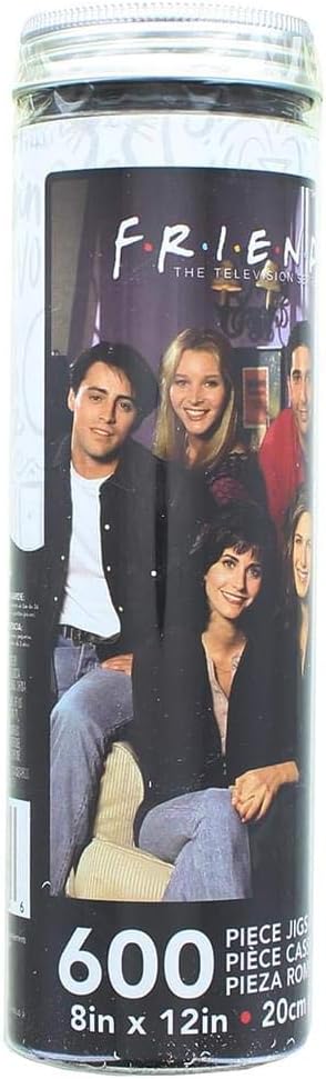 AQUARIUS Friends Cast 600 Piece Mega Micro Jigsaw Puzzle In A Tube
