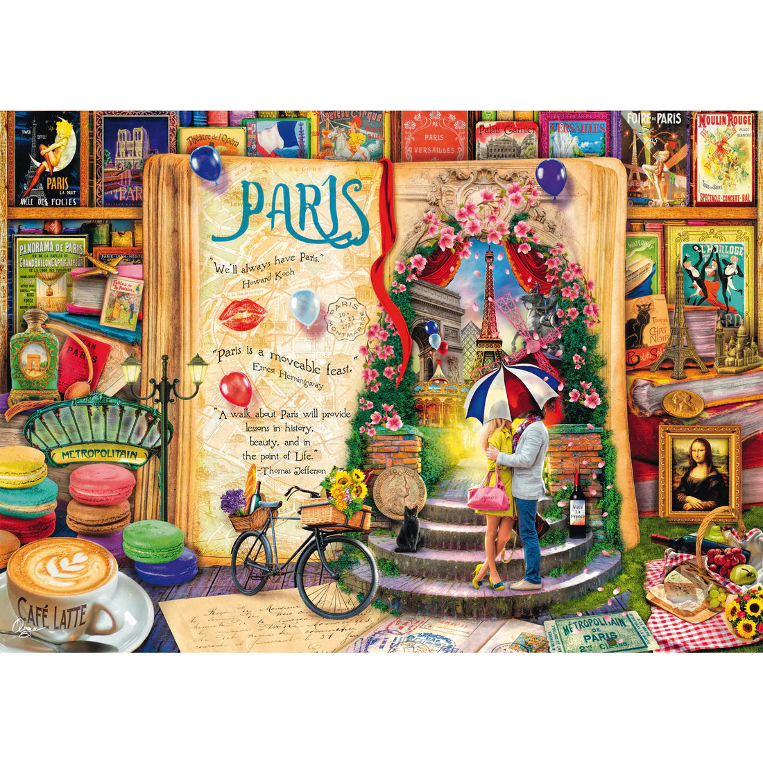 SCHMIDT MEMORIES OF PARIS 1000pcs