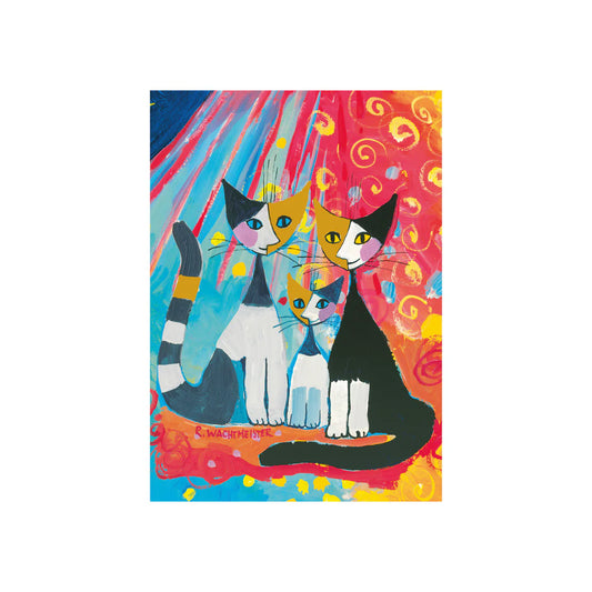 SCHMIDT ROSINA WACHTMEISTER, HAPPY CAT FAMILY 1000 PCS
