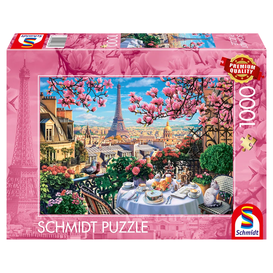 SCHMIDT BREAKFAST IN PARIS 1000pcs