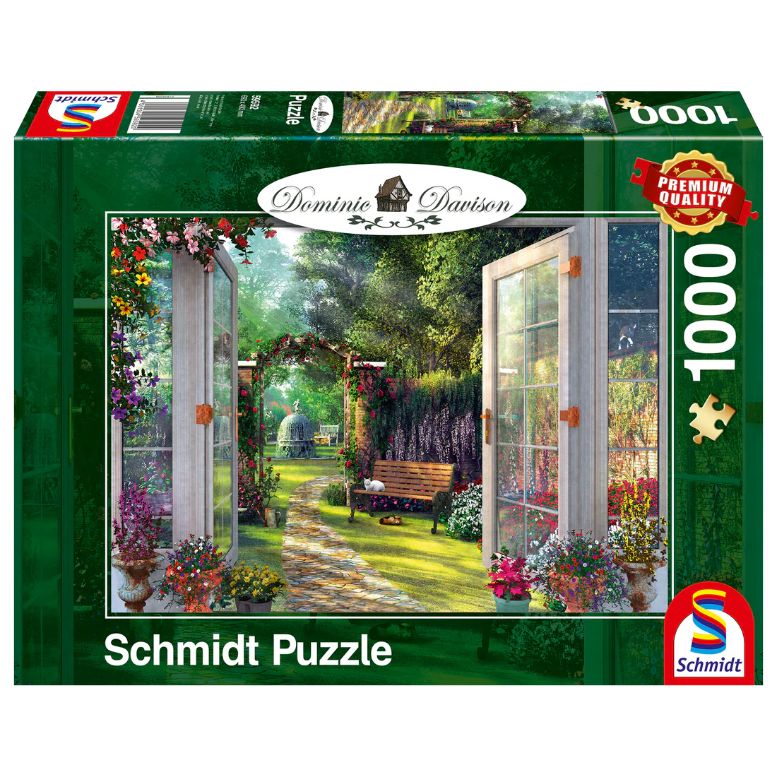 SCHMIDT VIEW ON THE ENCHANTED GARDEN 1000 PCS