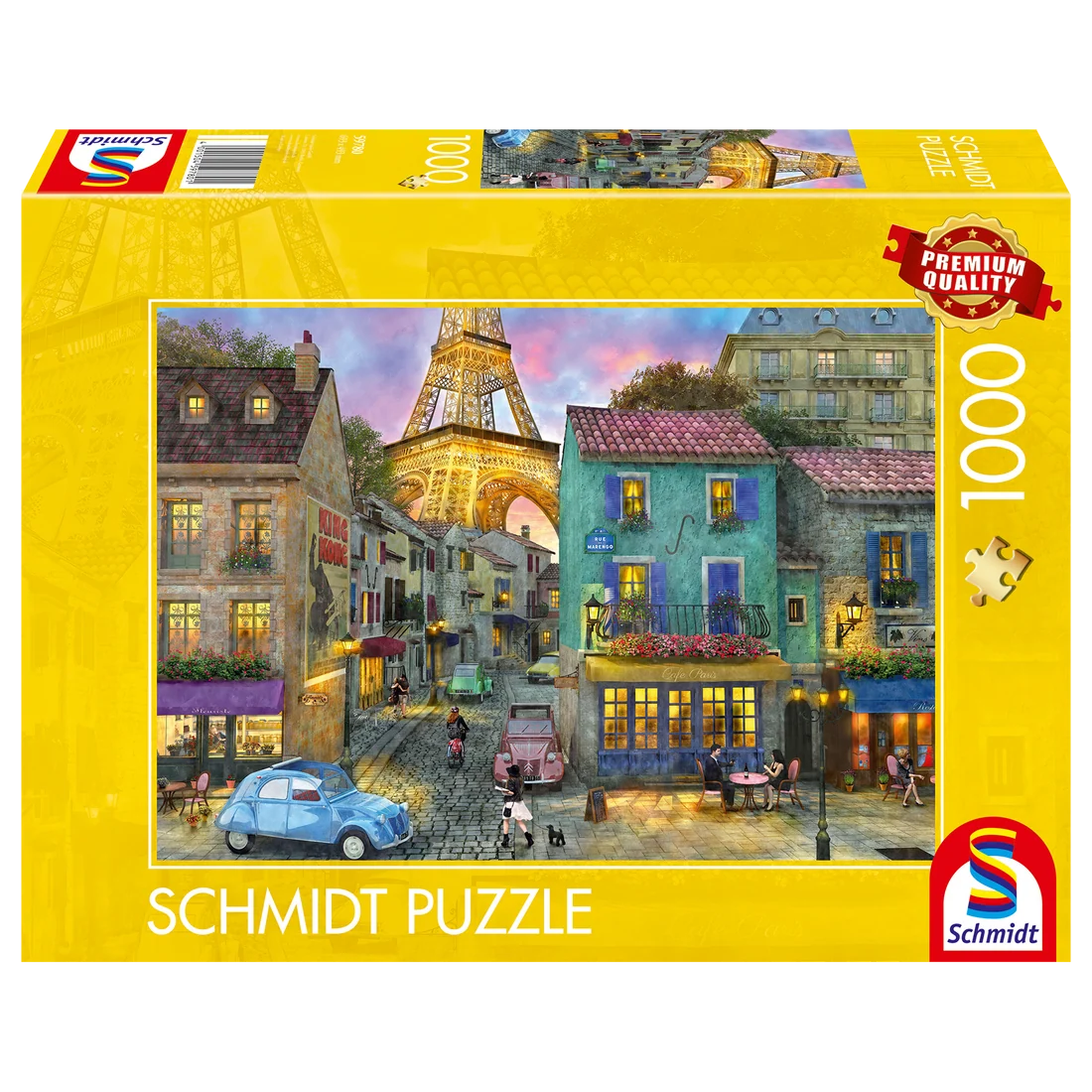 SCHMIDT, STREETS OF PARIS, 1000 pcs
