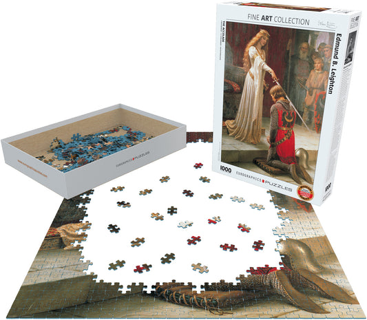 EUROGRAPHICS The Accolade by Edmund Blair Leighton 1000-Piece Puzzle