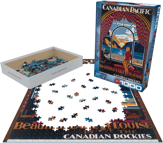 Eurographics Beautiful Lake Louise by Kenneth Shoesmith 1000-Piece Puzzle