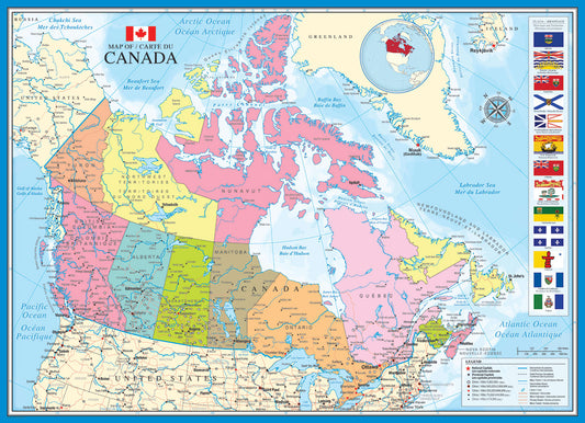 EuroGraphics Map of Canada 1000-Piece Puzzle