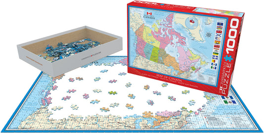 EuroGraphics Map of Canada 1000-Piece Puzzle