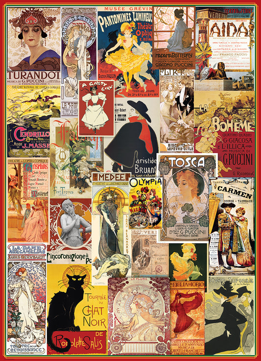 EuroGraphics Theater & Opera Vintage Posters 1000-Piece Puzzle