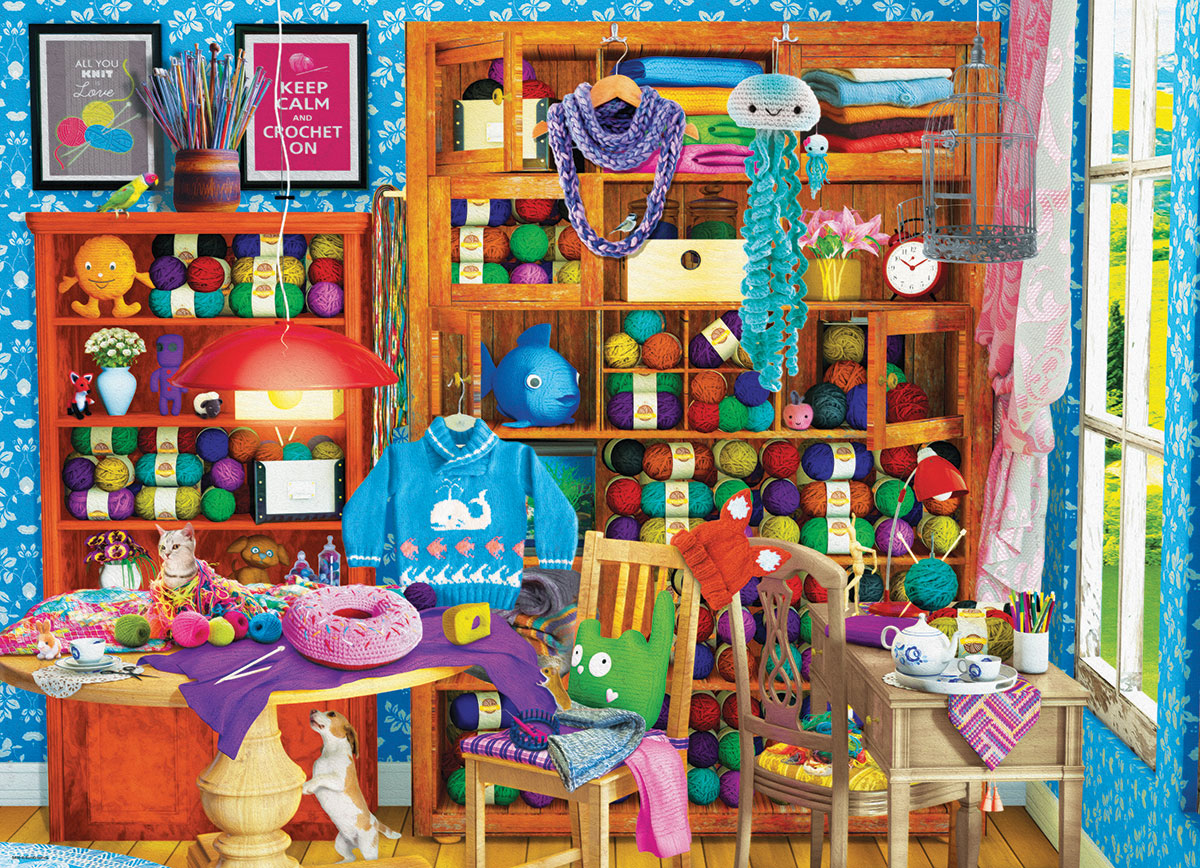 Eurographics All you Knit is Love 1000-Piece Puzzle