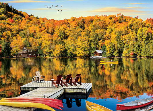 Eurographics Lakeside Cottage, Quebec 1000-Piece Puzzle