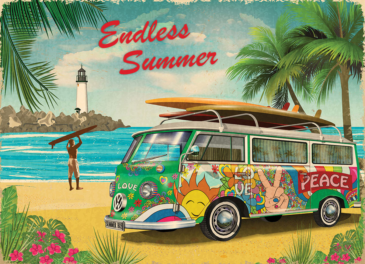 Eurographics VW Endless Summer 1000-Piece Puzzle